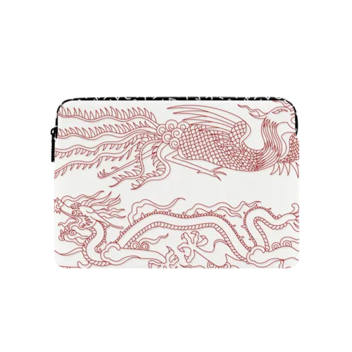 Red and White Laptop Sleeve | Large (16") / Impact Laptop Sleeve / Multicolor | Image 1