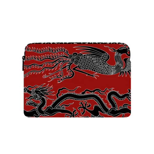 Black and Red Laptop Sleeve | Large (16") / Impact Laptop Sleeve / Multicolor | Image 1
