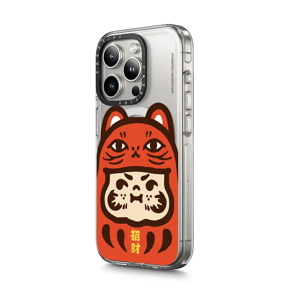 PP Baby Lucky Cat Daruma Red Case