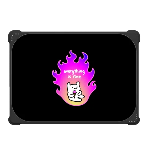 FIRE | MacBook Pro 14-inch (M1 - M5) / MacBook Bounce Case / Black | Image 2