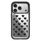 black hearts | Snappy Cardholder Stand / Snappy Mirror Cardholder Stand MagSafe Compatible / Silver | Image 1