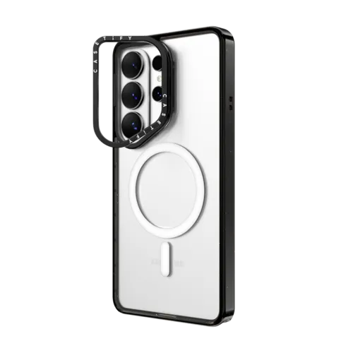 Custom Phone Case | Galaxy S26 Ultra / Impact Ring Stand Magnetic Case / Black | Image 2