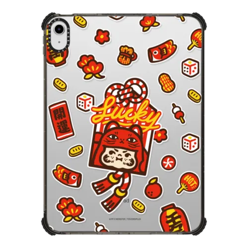 PP Baby Omamori iPad Case | iPad 10.9-inch (10th gen) / iPad Impact Case / Black | Image 1