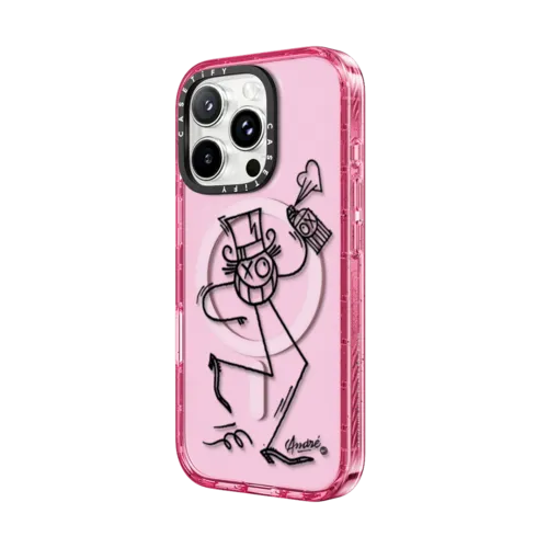 Mr. A Graffiti - Black | iPhone 16 Pro Max / Impact Case MagSafe Compatible / Pink Fizz | Image 2