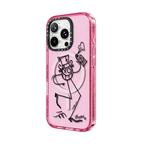 Mr. A Graffiti - Black | iPhone 16 Pro Max / Impact Case MagSafe Compatible / Pink Fizz | Image 2