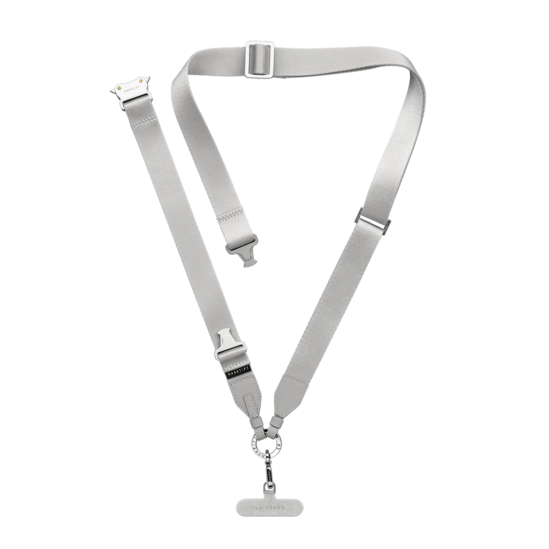 2-in-1 Utility Lanyard - Silver