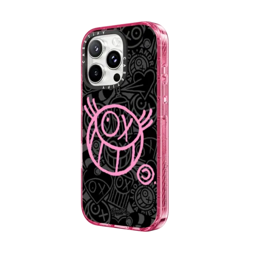Mr. A - Black | iPhone 16 Pro Max / Impact Case MagSafe Compatible / Pink Fizz | Image 2