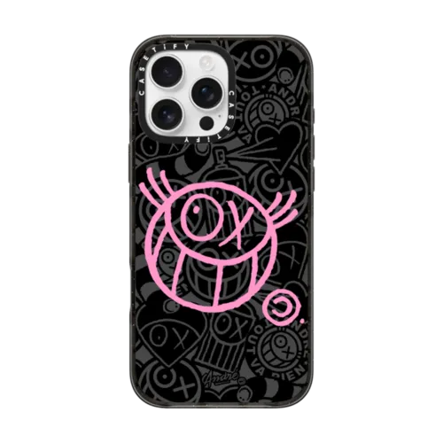 Mr. A - Black | iPhone 16 Pro Max / Impact Case MagSafe Compatible / Black | Image 1