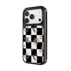Witchy Checkered Print | iPhone 18 Pro Max / Impact Case MagSafe Compatible - Glossy / Glossy Black | Image 2