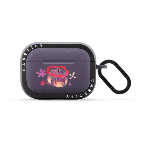 Angel Boy - Red | AirPods Pro 2 / Earbuds Bounce Case / Matte Deep Purple | Image 1
