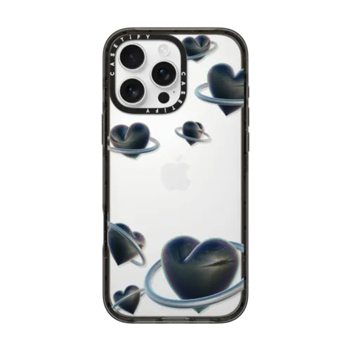 Heart Universe Case | iPhone 16 Pro Max / Impact Case / Black | Image 1