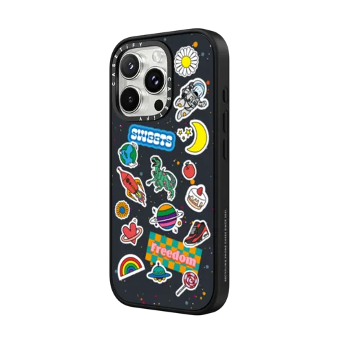 Universe Sticker Case | iPhone 16 Pro Max / Impact Case MagSafe Compatible / Matte Black | Image 2
