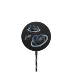 Heart Universe Magnetic Wireless Charger |   / PowerThru Magnetic Wireless Charger MagSafe Compatible / Black | Image 1