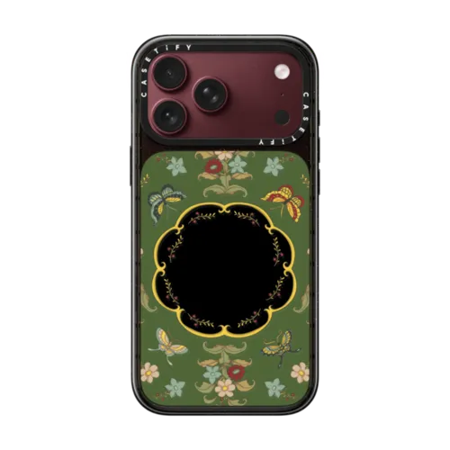 Butterfly Garden Case | iPhone 18 Pro Max / Impact Case MagSafe Compatible - Glossy / Glossy Black | Image 1