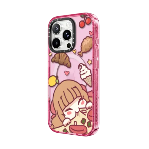 Foodie Centilia by Centilia | iPhone 16 Pro Max / Impact Case MagSafe Compatible / Pink Fizz | Image 2