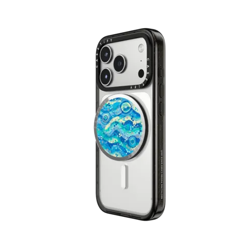 CLARITY IN SERENITY | Snappy Grip Stand / Snappy Mirror Grip Stand MagSafe Compatible / Silver | Image 2