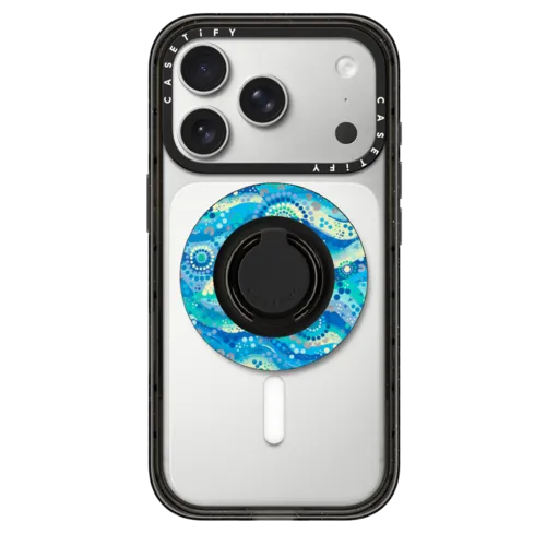 CLARITY IN SERENITY | Snappy Ring Holder / Snappy Ring Holder MagSafe Compatible / Black | Image 1
