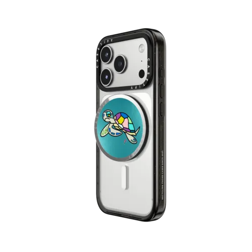 Sea Turtle by BC Grip Stand | Snappy Grip Stand / Snappy Mirror Grip Stand MagSafe Compatible / Silver | Image 2