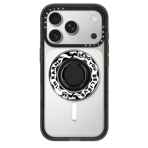 karma | Snappy Ring Holder / Snappy Mirror Ring Holder MagSafe Compatible / Silver | Image 1