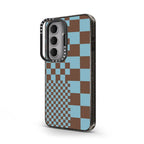 Metropolitan Checkers Sky Brown
