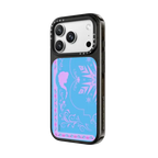 Elsa's Snowflake Case | iPhone 18 Pro Max / Impact Case MagSafe Compatible - Glossy / Glossy Black | Image 2