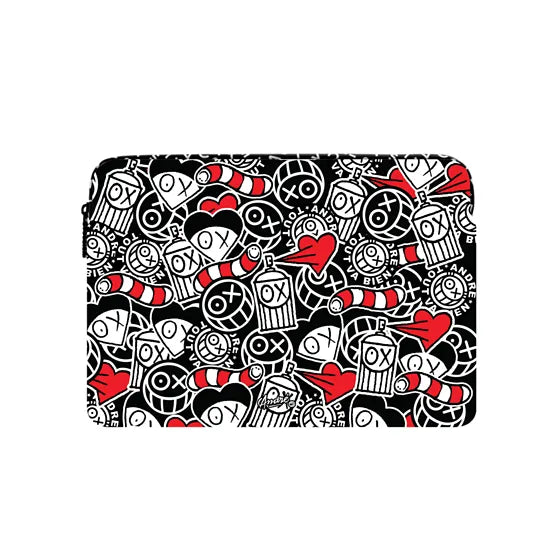 Stickers of Mr. A Laptop Sleeve | Image 1