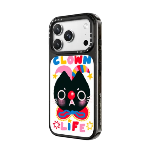 CLOWN LIFE | iPhone 18 Pro Max / Impact Case MagSafe Compatible - Glossy / Glossy Black | Image 2