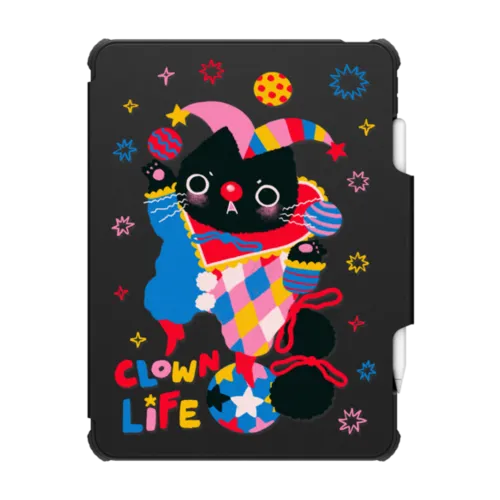 CLOWN LIFE | iPad Pro 11-inch (3rd/4th gen) / iPad Impact Folio Case / Black | Image 1
