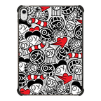 Stickers of Mr. A Tablet Case | iPad 10.9-inch (10th gen) / iPad Impact Case / Black | Image 1