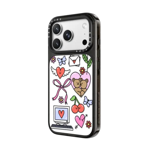 Love Stickers | iPhone 18 Pro Max / Impact Case MagSafe Compatible - Glossy / Glossy Black | Image 2