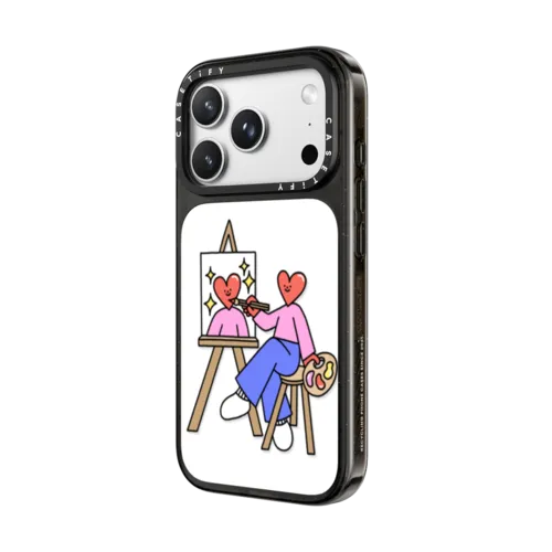 Self Portrait | iPhone 18 Pro Max / Impact Case MagSafe Compatible - Glossy / Glossy Black | Image 2
