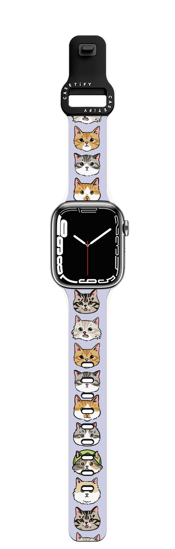 Jelibins cat Family | Apple Watch Series 1-3 (38mm) / Impact Band / Black | Image 1
