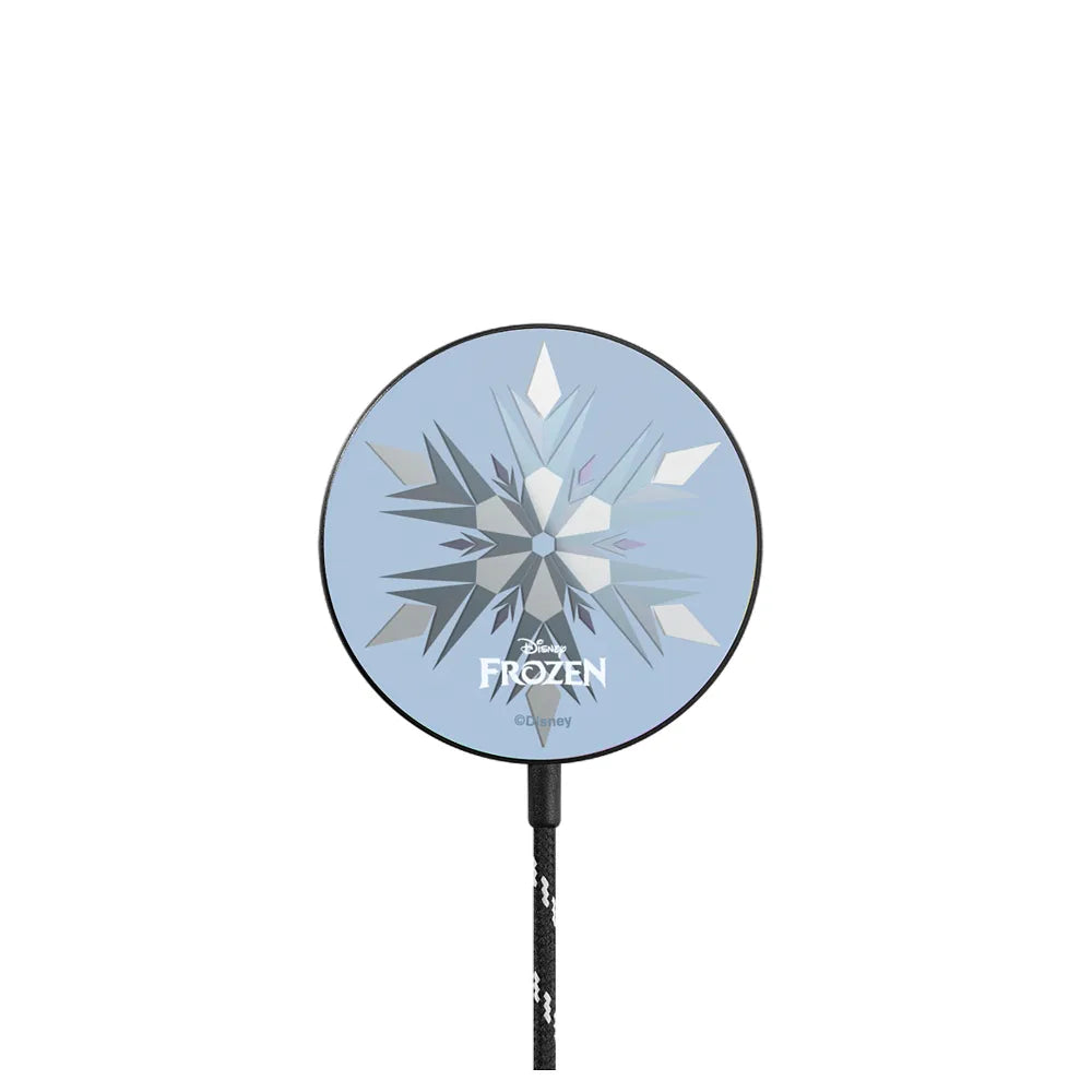 Elsa's 3D Jewelled Snowflake Magnetic Wireless Charger | Image 1