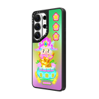 God of Wealth | Galaxy S26 Ultra / Mirror Magnetic Case / Silver on Black | Image 2