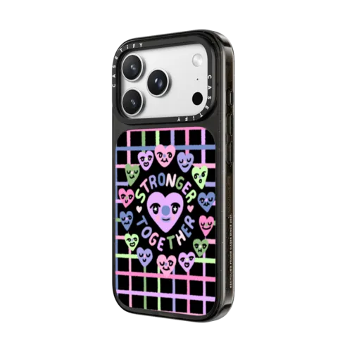 STRONGER TOGETHER | iPhone 18 Pro Max / Impact Case MagSafe Compatible - Glossy / Glossy Black | Image 2