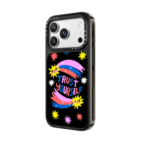 TRUST YOURSELF | iPhone 18 Pro Max / Impact Case MagSafe Compatible - Glossy / Glossy Black | Image 2