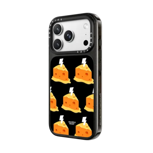 Cheese Power | iPhone 18 Pro Max / Impact Case MagSafe Compatible - Glossy / Glossy Black | Image 2
