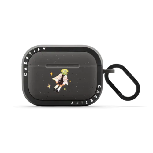 Fly to the sun | AirPods Pro 2 / Earbuds Bounce Case / Matte Charcoal | Image 1