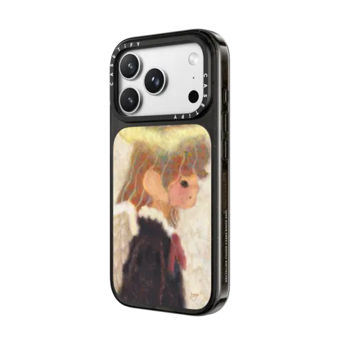Halo pair - Girl | iPhone 18 Pro Max / Impact Case MagSafe Compatible - Glossy / Glossy Black | Image 2
