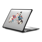 Fighting Cat | MacBook Air 13-inch (M1 / Intel) / MacBook Impact Case / Black | Image 1