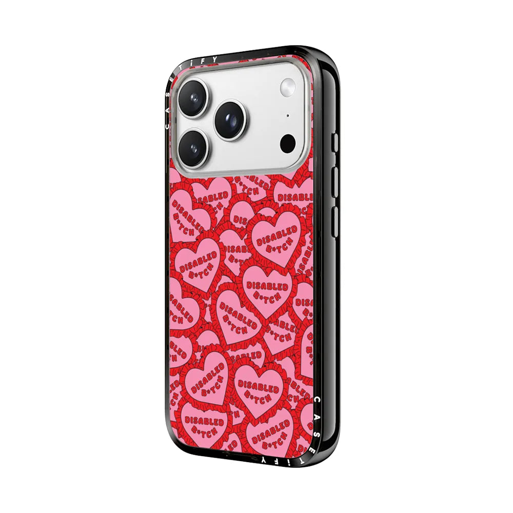 Pink Embellished Heart by Amy Claire Mills