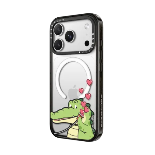 Lovely Message by Buddy Gator | iPhone 17 Pro Max / Impact Case MagSafe Compatible / Black | Image 2