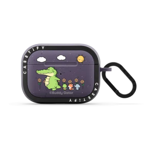 Follow by Buddy Gator | AirPods Pro 2 / Earbuds Bounce Case / Matte Deep Purple | Image 1