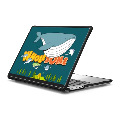 The Wholesome Night by Buddy Gator | MacBook Pro 14-inch (M1 - M5) / MacBook Impact Case / Black | Image 1
