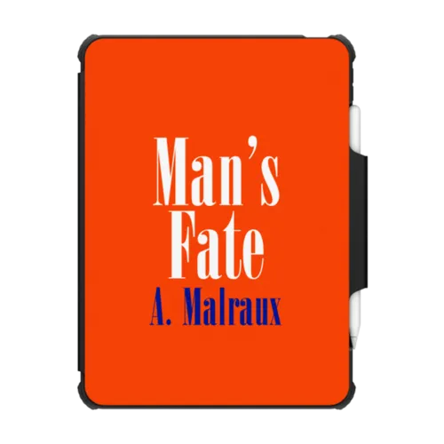 Man's Fate | iPad Pro 11-inch (3rd/4th gen) / iPad Impact Folio Case / Black | Image 1