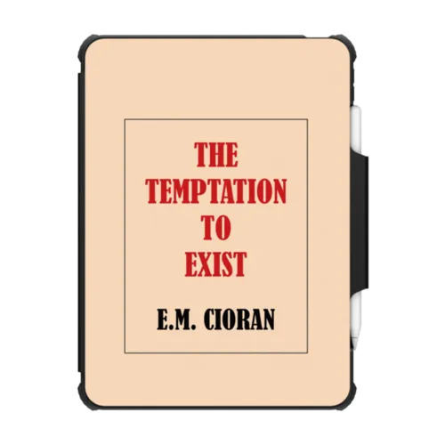 Temptation To Exist | iPad Pro 11-inch (3rd/4th gen) / iPad Impact Folio Case / Black | Image 1