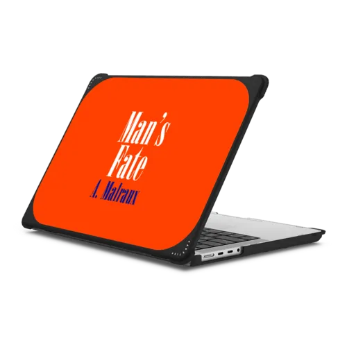 Man's Fate | MacBook Pro 14-inch (M1 - M5) / MacBook Bounce Case / Black | Image 1
