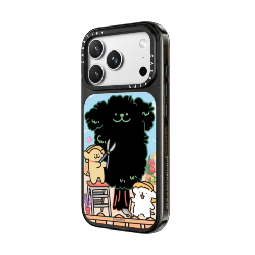 Maltese Tree Case | iPhone 18 Pro Max / Impact Case MagSafe Compatible - Glossy / Glossy Black | Image 2