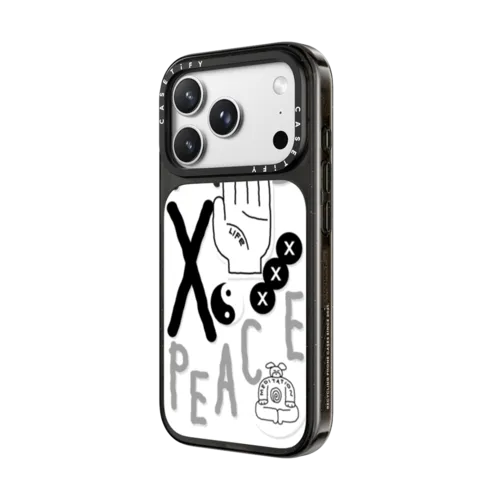 INAP STICKER PEACE | iPhone 18 Pro Max / Impact Case MagSafe Compatible - Glossy / Glossy Black | Image 2