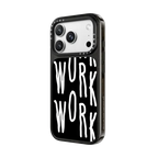 WORK WORK WORK | iPhone 18 Pro Max / Impact Case MagSafe Compatible - Glossy / Glossy Black | Image 2